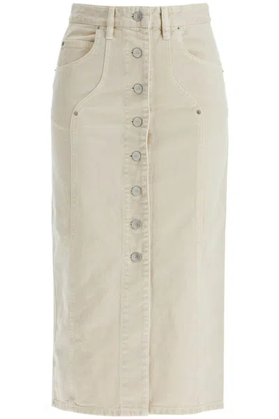 Isabel Marant Étoile Isabel Marant Etoile Denim Vandy Skirt For In Neutral