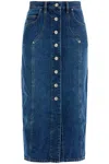 Isabel Marant Étoile Denim Vandy Skirt For In Beige