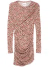 Isabel Marant Étoile Denise Mini Dress In Pink