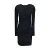 Isabel Marant Étoile Denise Short Dress In Draped Jersey In Black