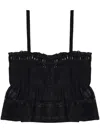 Isabel Marant Étoile Denys Buttoned Top In Black