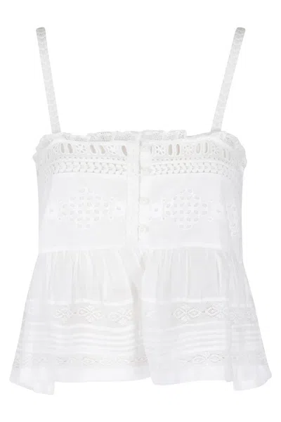 Isabel Marant Étoile Denys Top In White