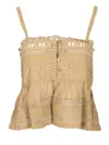 Isabel Marant Étoile Denys Top In Beige