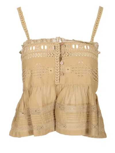 Isabel Marant Étoile Denys Top In Brown