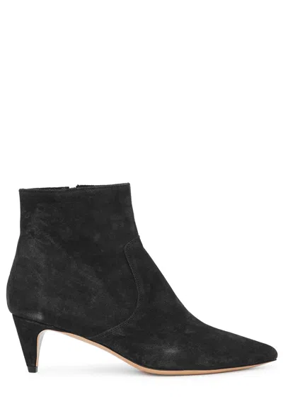 Isabel Marant Étoile Derst 60 Suede Ankle Boots In Black