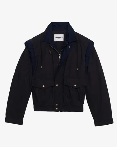 Isabel Marant Étoile Desha Jacket In Blue