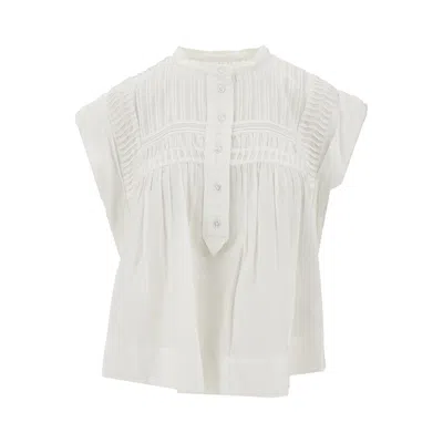 Isabel Marant Étoile 'destiny' Voile Top In White