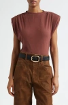 Isabel Marant Étoile Devani Top Burnt Henna In Brown