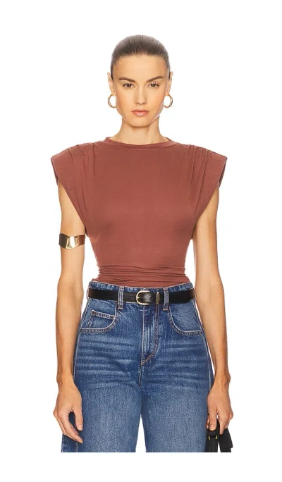 Isabel Marant Étoile Devani Top In Brown
