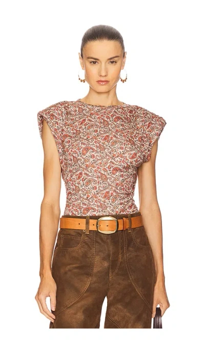 Isabel Marant Étoile Devani Top In Brown