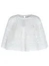 Isabel Marant Étoile 'dilama' White Top With Round Neck And Broderie Anglaise In White