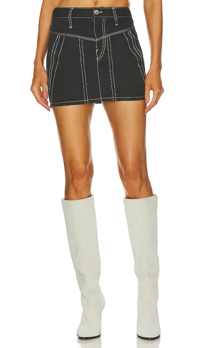 Isabel Marant Étoile Dilda Skirt In Faded Black