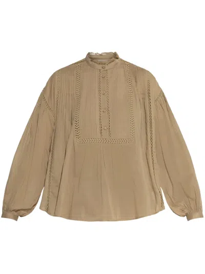Isabel Marant Étoile Disia Blouse In Beige