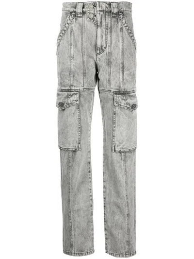 ISABEL MARANT ÉTOILE DISTRESSED-FINISH DENIM JEANS