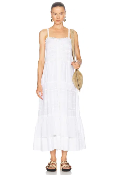 Isabel Marant Étoile White Cotton Voile Divine Long Dress