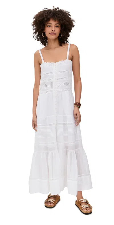 Isabel Marant Étoile White Cotton Voile Divine Long Dress