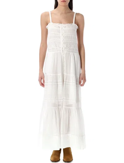 Isabel Marant Étoile White Cotton Voile Divine Long Dress