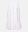 Isabel Marant Étoile Isabel Marant Etoile Diya Cotton Midi Skirt In White