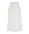 Isabel Marant Étoile Isabel Marant Etoile Diya Cotton Midi Skirt In White