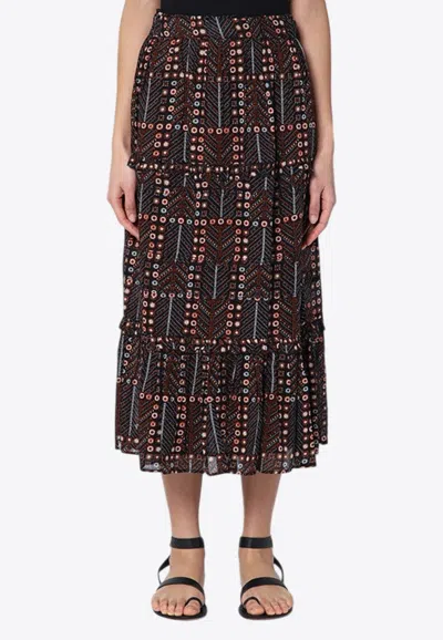 ISABEL MARANT ÉTOILE DIYA MIDI SKIRT