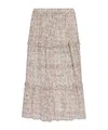 Isabel Marant Étoile Diya Midi Skirt In Nude