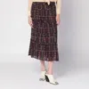 Isabel Marant Étoile Diya Skirt In Cotton Voile With Print Women In Multi