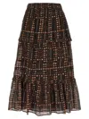 Isabel Marant Étoile Marant Etoile Women Diya Biologic Cotton Skirt With All-over Print