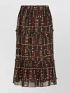 Isabel Marant Étoile Marant Etoile Women Diya Biologic Cotton Skirt With All-over Print