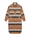 Isabel Marant Étoile Women's Djila Overshirt Long Coat | 25pma0368fac1d02e Color 50cm In Brown