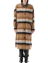 Isabel Marant Étoile Isabel Marant Etoile Djila Overshirt Long Coat In Brown