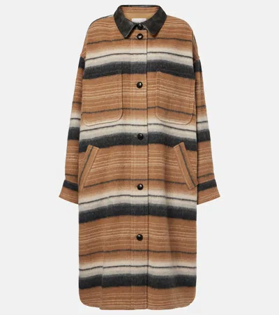 ISABEL MARANT ÉTOILE DJILAGA WOOL-BLEND COAT