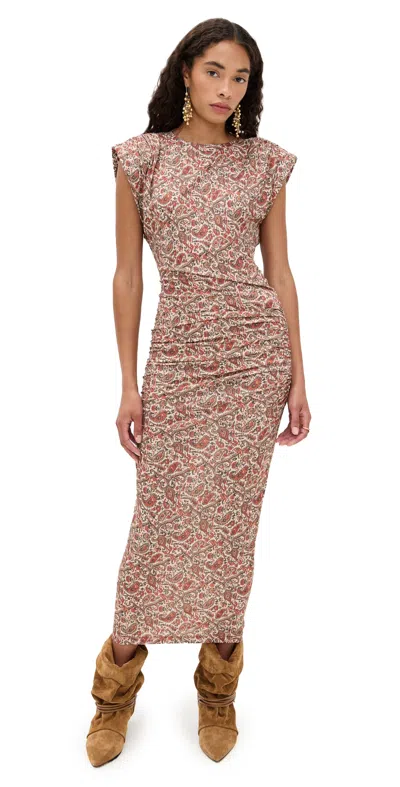 Isabel Marant Étoile Donna Dress Rust In Neutral