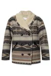 ISABEL MARANT ÉTOILE ISABEL MARANT ÉTOILE DORCAS PATTERNED JACQUARD COAT
