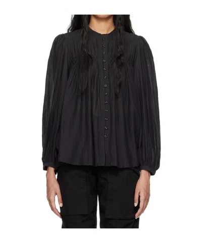 Isabel Marant Étoile Dorothe Button-down Blouse In Black