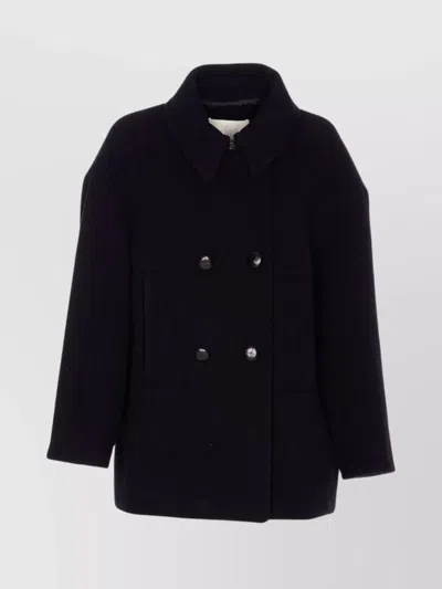 Isabel Marant Étoile Double-breasted Coat With Notched Lapels And Front Pockets