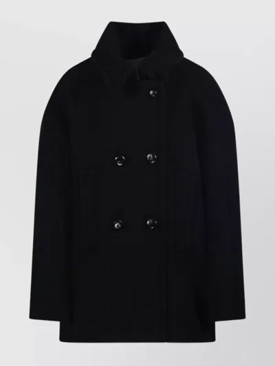 Isabel Marant Étoile Double-breasted Coat With Wide Collar And Pockets