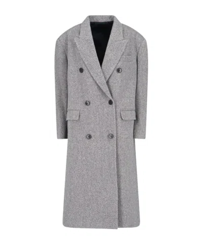 ISABEL MARANT ÉTOILE DOUBLE-BREASTED LAPEL COAT