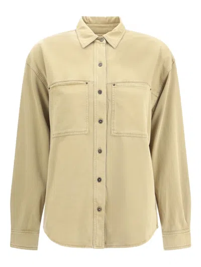 ISABEL MARANT ÉTOILE DOUBLE-POCKET COTTON SHIRT