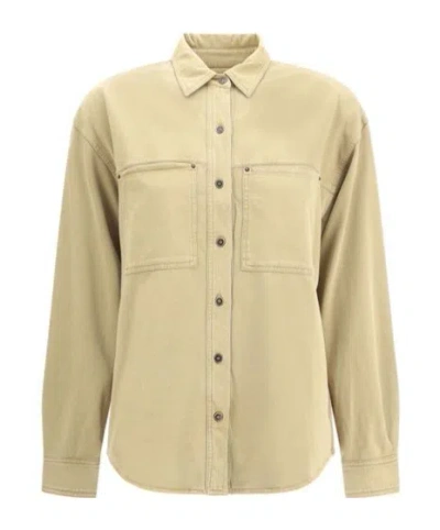ISABEL MARANT ÉTOILE DOUBLE-POCKET COTTON SHIRT