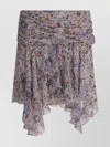 Isabel Marant Étoile Patterned Asymmetric Mini Skirt