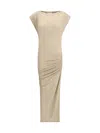 Isabel Marant Étoile Dress Isabel Marant Etoile Woman Color Earth In Neutral