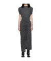 Isabel Marant Étoile Draped Midi Dress In Black