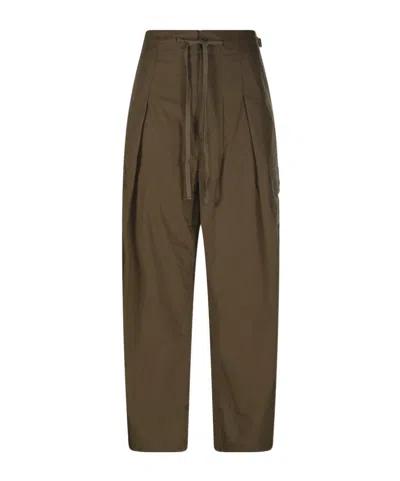 Isabel Marant Étoile Drawstring Casual Pants In Green