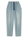 Isabel Marant Étoile Drawstring Elastic Catalia Trousers In Blue