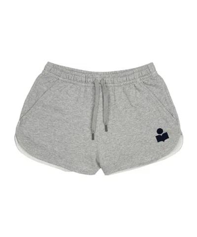 Isabel Marant Étoile Drawstring Shorts In Gray