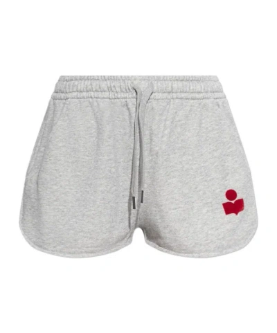 Isabel Marant Étoile Drawstring Shorts In White