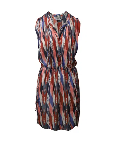 Isabel Marant Etoile Drawstring Waist Dress In Multicolor Polyester
