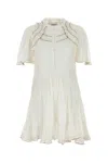 Isabel Marant Étoile Abito Celyana In Misto Cotone Bianco Donna In White