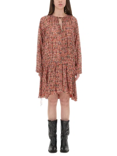 Isabel Marant Étoile Dress "bess" In Multi