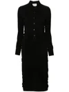 Isabel Marant Étoile Black Ivalia Midi Dress In Black